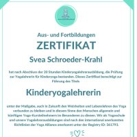 Zertifikat Kinderyoga